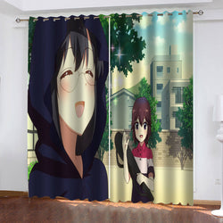 The Demon Girl Next Door 2nd Season Curtains Blackout Window Drapes (Online Order Only)