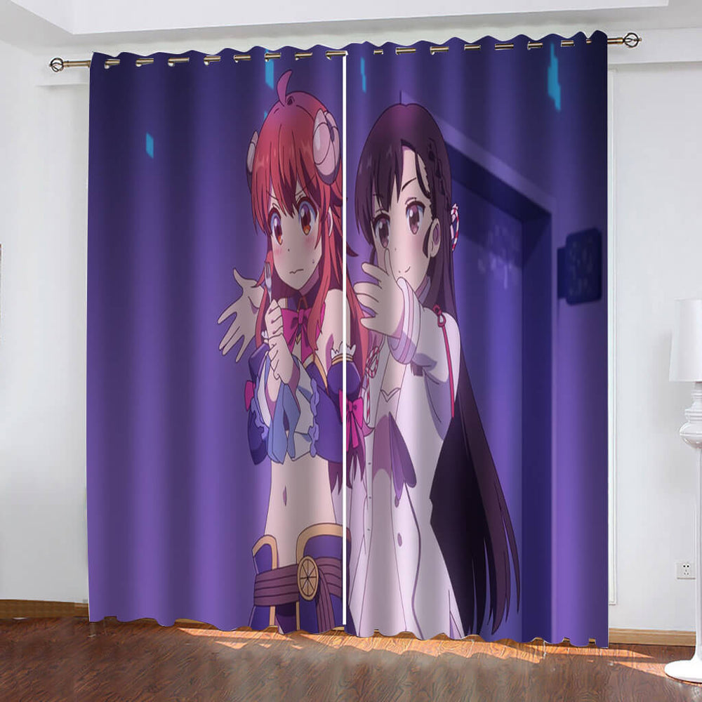 The Demon Girl Next Door 2nd Season Curtains Blackout Window Drapes (Online Order Only)