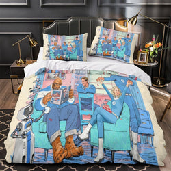 The Fantastic Four Bedding Set Quilt Duvet Cover Without Filler (Online Order Only)