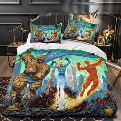 The Fantastic Four Bedding Set Quilt Duvet Cover Without Filler (Online Order Only)