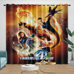 The Fantastic Four Curtains Blackout Window Drapes Room Decoration (Online Order Only)