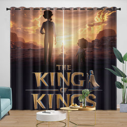 The King of Kings Curtains Blackout Window Drapes Kids Room Decoration (Online Order Only)