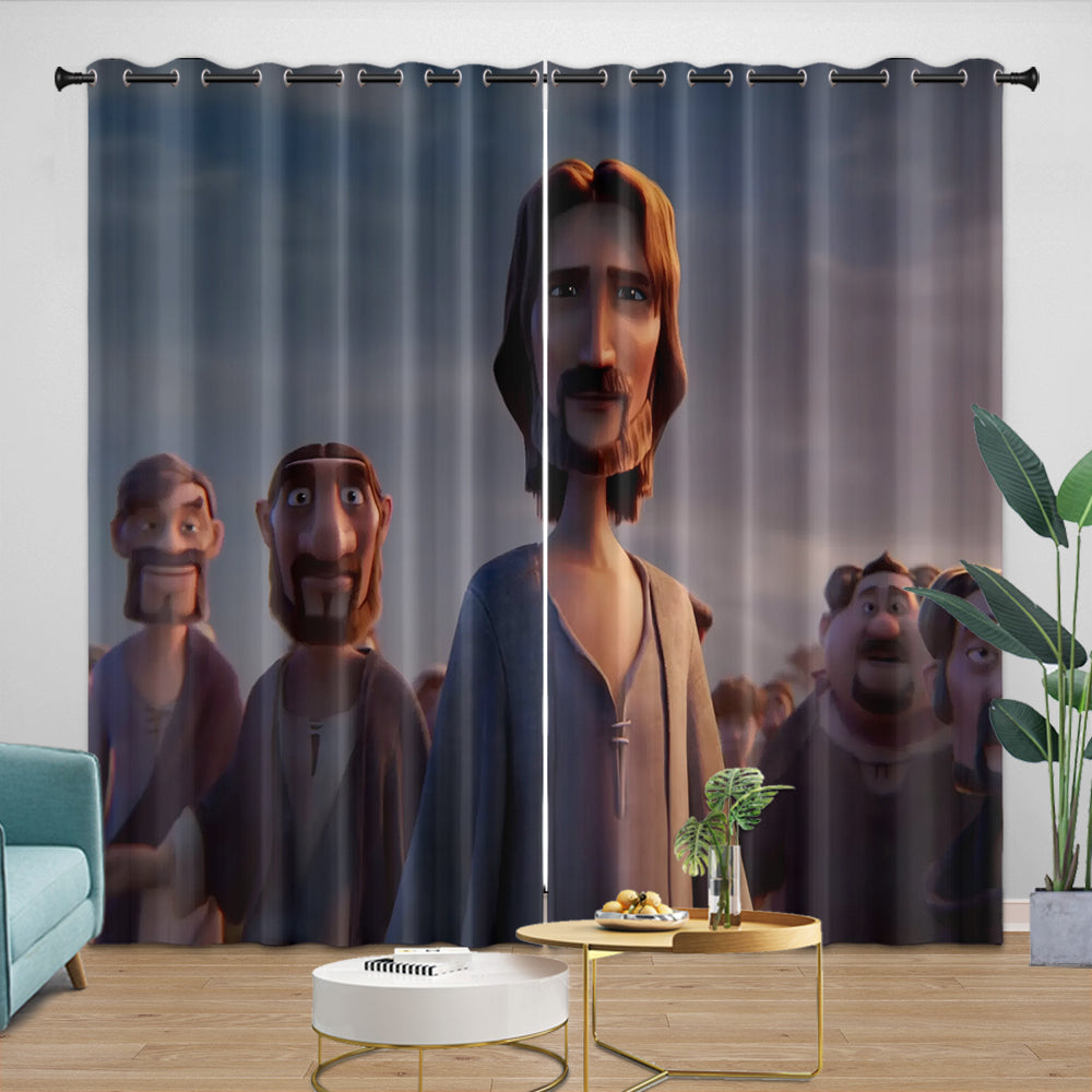 The King of Kings Curtains Blackout Window Drapes Kids Room Decoration (Online Order Only)