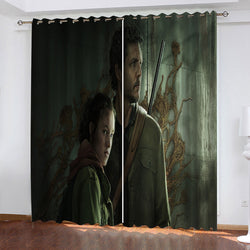 The Last of Us Curtains Pattern Blackout Window Drapes (Online Order Only)