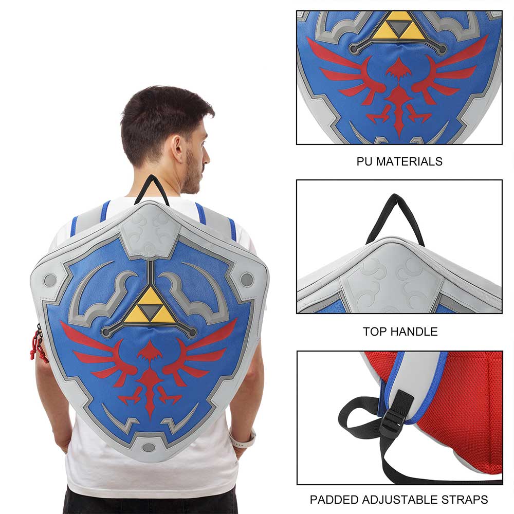 *Collective* The Legend Of Zelda Shield 3D Cosplay Backpack (ONLINE ORDER ONLY)