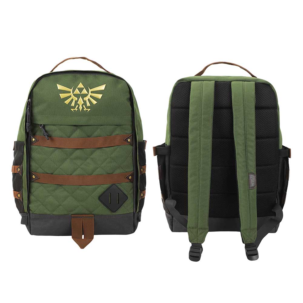 *Collective* The Legend Of Zelda Hyrule Crest 17" Green Adult Backpack (ONLINE ORDER ONLY)
