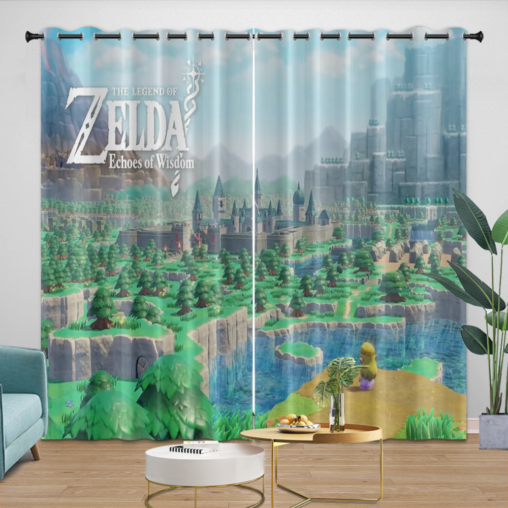 The Legend of Zelda Echoes of Wisdom Curtains Blackout Window Drapes (ONLINE ORDER ONLY)
