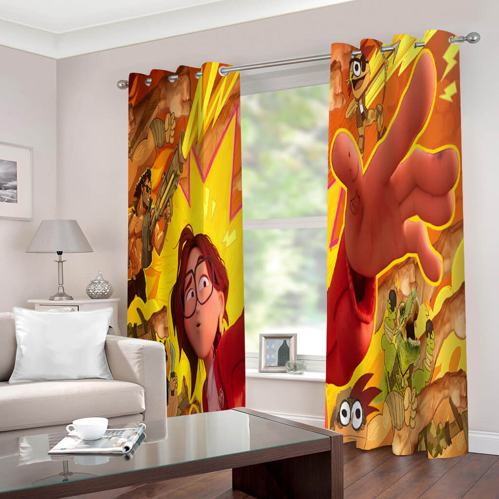 The Mitchells vs. the Machines Curtains Blackout Window Drapes Room Decoration (Online Order Only)