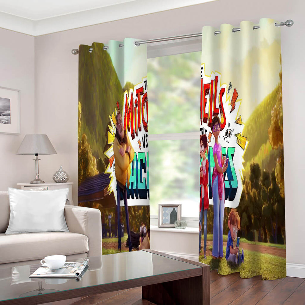 The Mitchells vs. the Machines Curtains Blackout Window Drapes Room Decoration (Online Order Only)