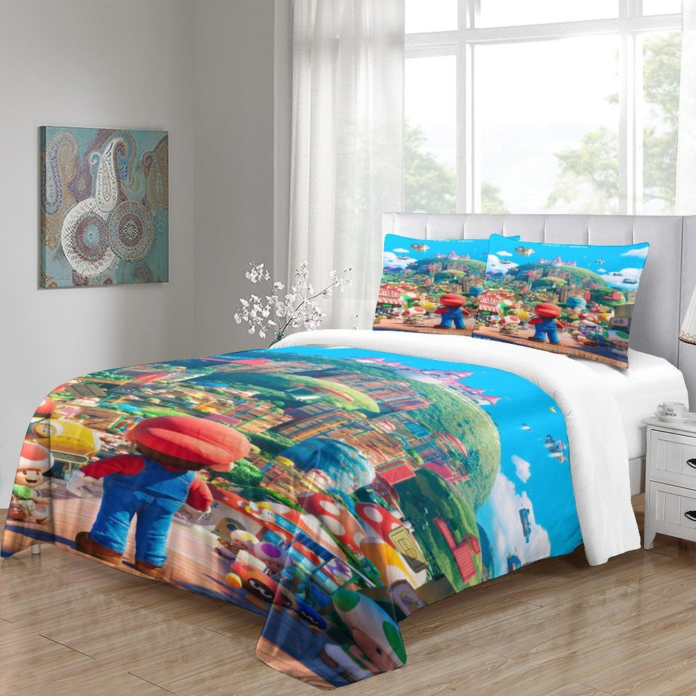 The Super Mario Bros Movie Bedding Set Quilt Cover (Online Order Only)