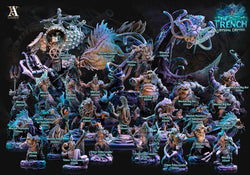 3D Printed Archvillain Games Morloks The Trench Abyssal Depths 28 32mm D&D (Online Only)