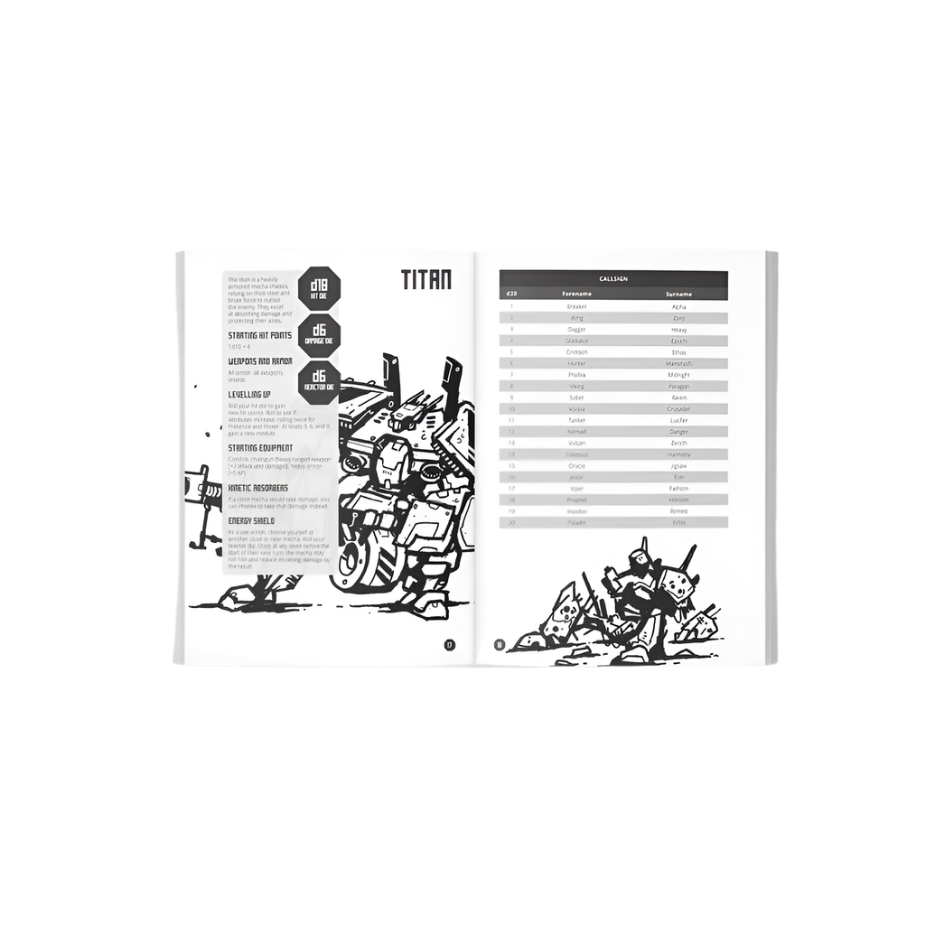 The Mecha Hack RPG (ONLINE ORDER ONLY)
