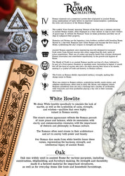 Pre-Order || Roman White Howlite Stone Dice Set
