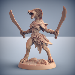 3D Printed Artisan Guild Nagarot Thralls Maneaters Nagarots 28mm 32mm (Online Only)