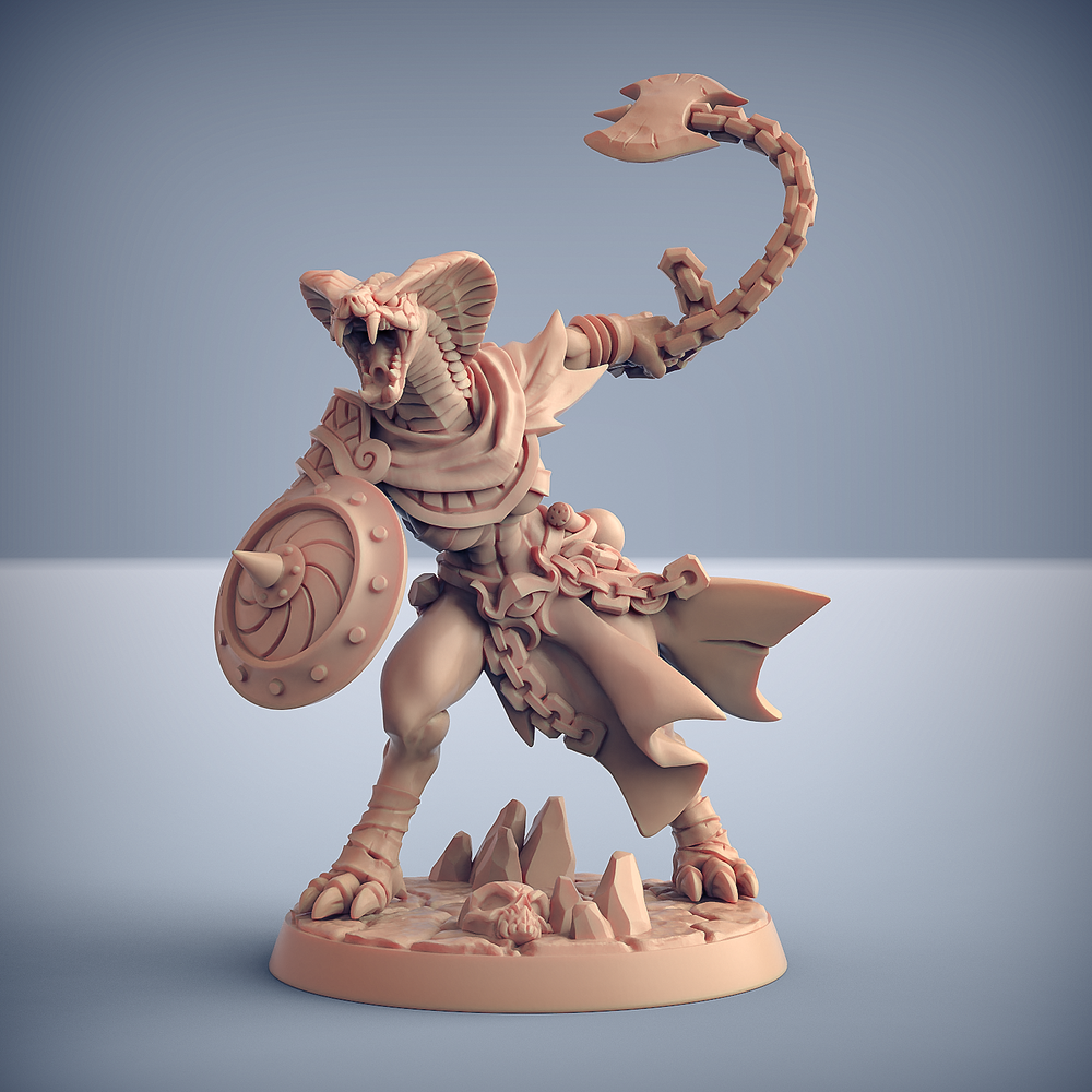 3D Printed Artisan Guild Nagarot Thralls Maneaters Nagarots 28mm 32mm (Online Only)