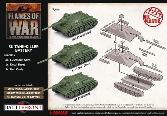 Flames of War: Soviet SU Tank-Killer Battery (Late War)