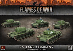Flames of War: Soviet KV Tank Company (Mid War)