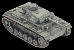 Flames of War: German Panzer III Tank Platoon (Mid War)
