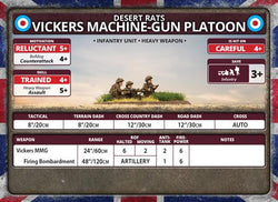 Flames of War: British Vickers MMG Platoon (Late War)