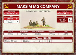 Flames of War: Soviet Maksim MG Company (Mid War)