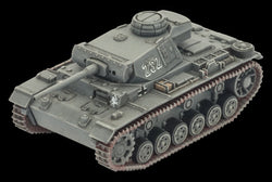 Flames of War: German Panzer III Tank Platoon (Mid War)