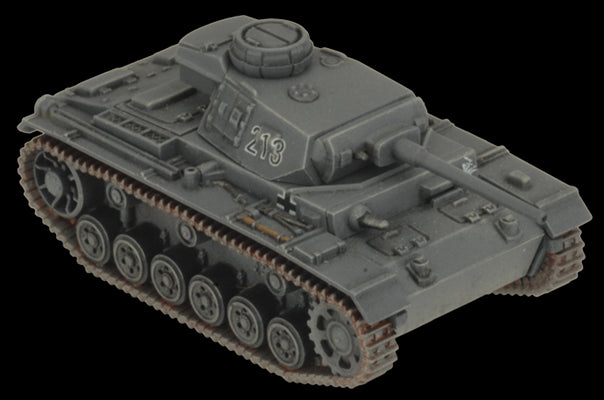 Flames of War: German Panzer III Tank Platoon (Mid War)