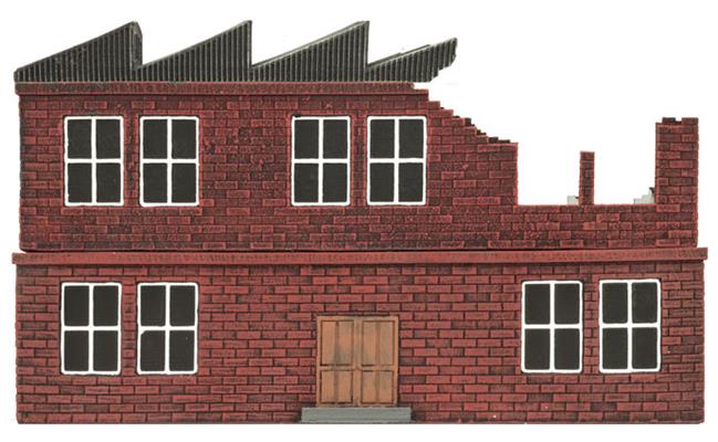 Flames of War: Destroyed Brick Factory