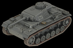 Flames of War: German Panzer III Tank Platoon (Mid War)
