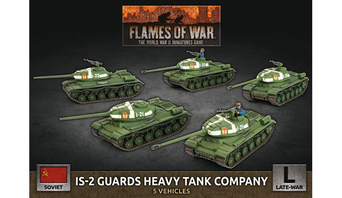 Flames of War: Soviet IS-2 Guards Heavy Tank Company (Late War)