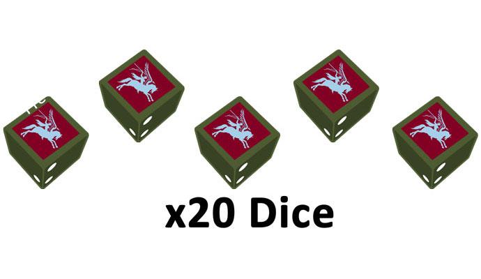 Flames of War: British 6th Airborne Division Dice Set
