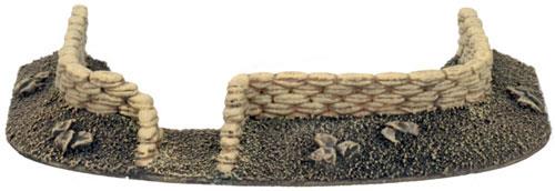 Flames of War: Sandbags - Gun Pit Markers