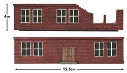 Flames of War: Destroyed Brick Factory