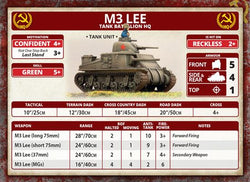 Flames of War: Soviet M3 Lee Tank Company (Mid War)