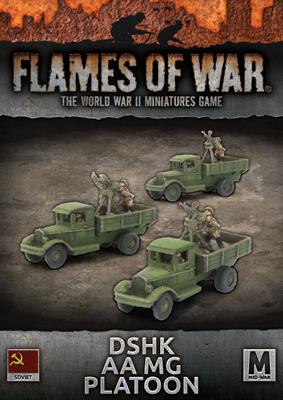 Flames of War: Soviet DShK AA MG Platoon (Mid War)