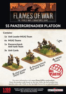Flames of War: German SS Panzergrenadier Platoon (Late War)