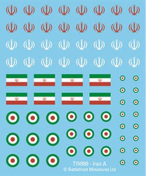 Team Yankee: Iranian Decal Set