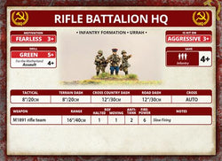 Flames of War: Soviet Rifle Company (Mid War)