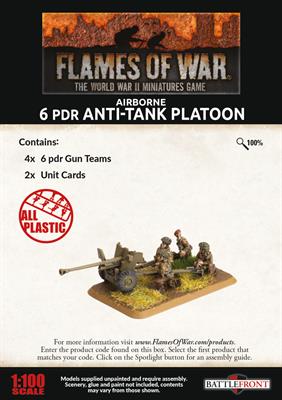 Flames of War: British Airborne 6pdr Anti-tank Platoon (Late War)