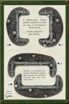 Flames of War: Log Emplacements - Dug In Markers