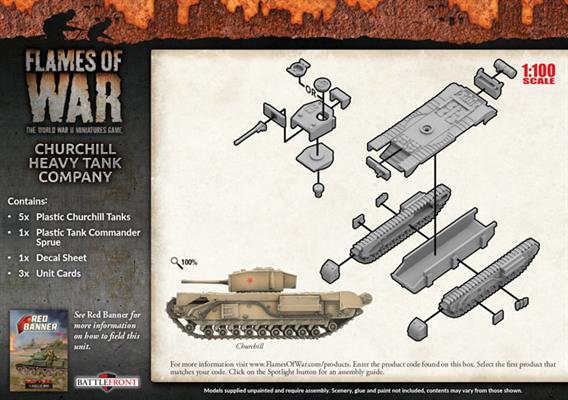 Flames of War: Soviet Churchill Heavy Tank Company (Mid War)