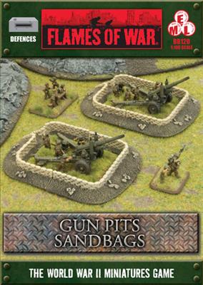 Flames of War: Sandbags - Gun Pit Markers