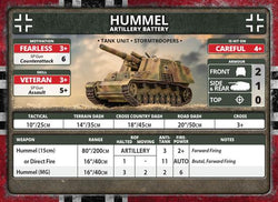 Flames of War: German Hummel Artillery Battery (Late War)