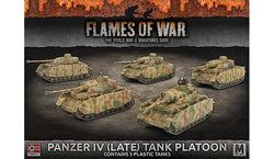 Flames of War: German Panzer IV (Late) Tank Platoon (Mid War)