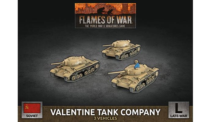 Flames of War: Soviet Valentine Tank Company (Late War)