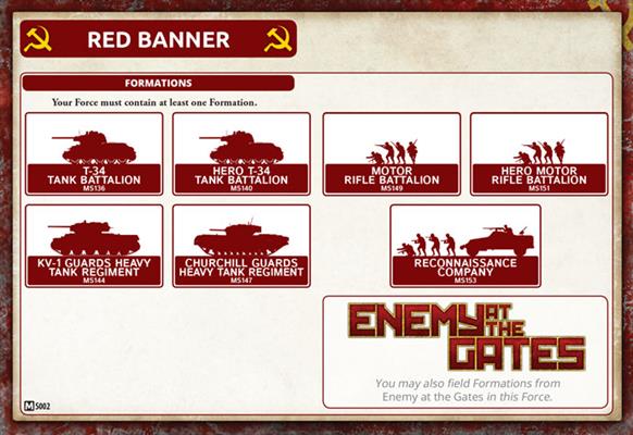 Flames of War: Soviet Churchill Heavy Tank Company (Mid War)