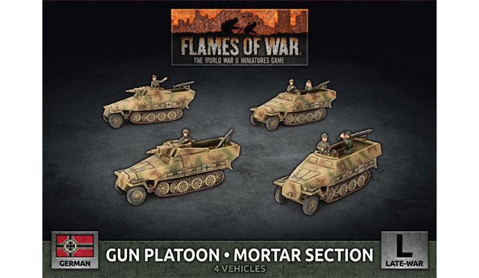Flames of War: German Gun Platoon / Mortar Section (Late War)