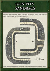 Flames of War: Sandbags - Gun Pit Markers