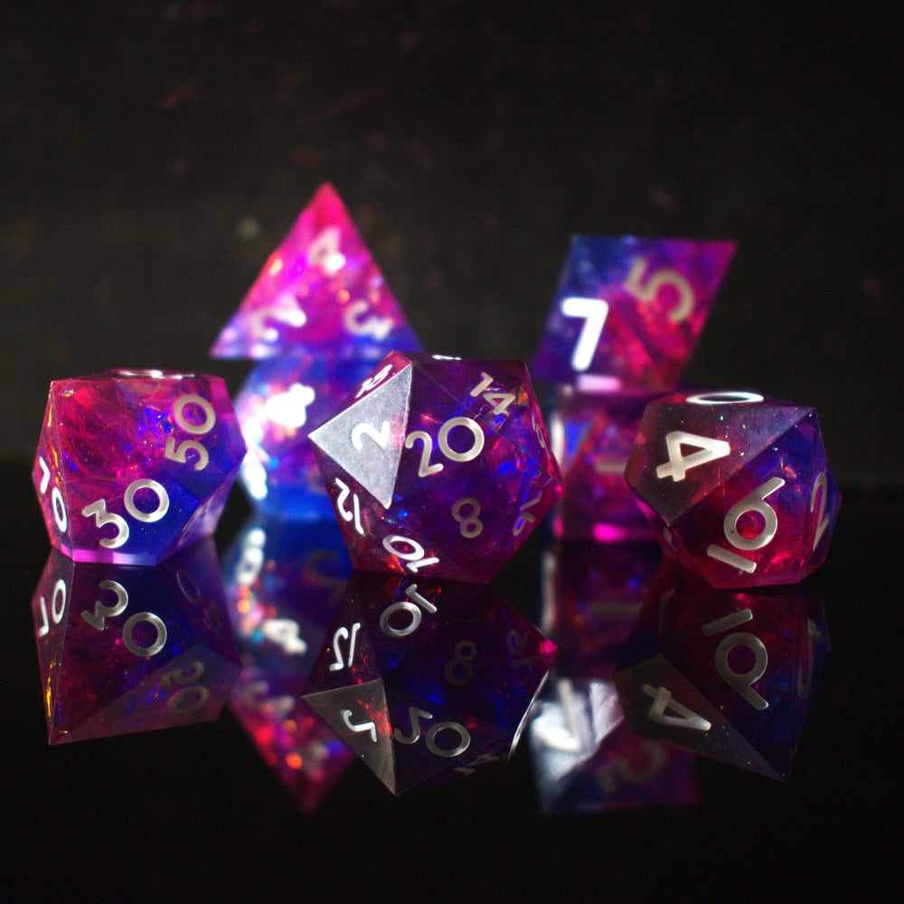 PRE-ORDER || Thunderwave Sharp-Edged Resin Dice Set