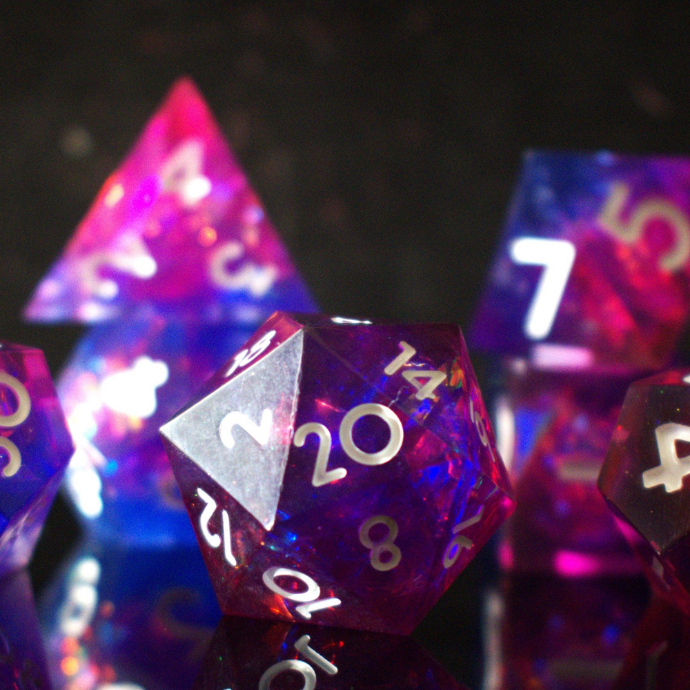 PRE-ORDER || Thunderwave Sharp-Edged Resin Dice Set