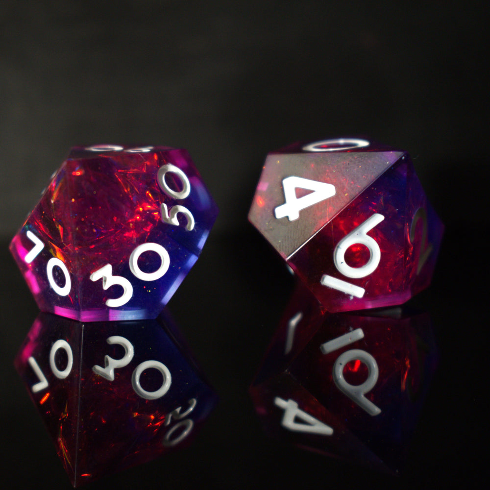 PRE-ORDER || Thunderwave Sharp-Edged Resin Dice Set